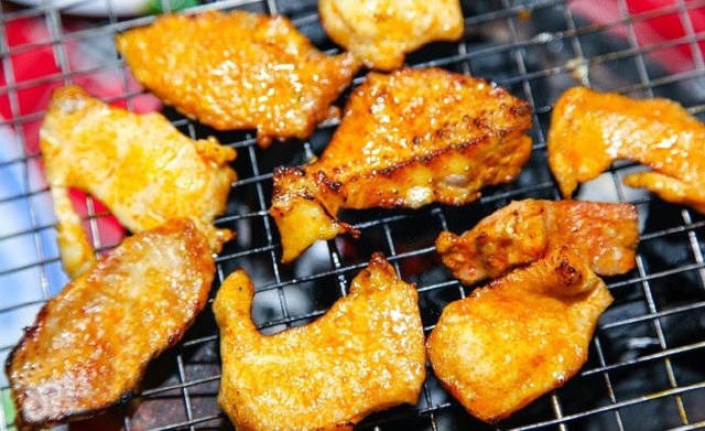 Vú heo nướng