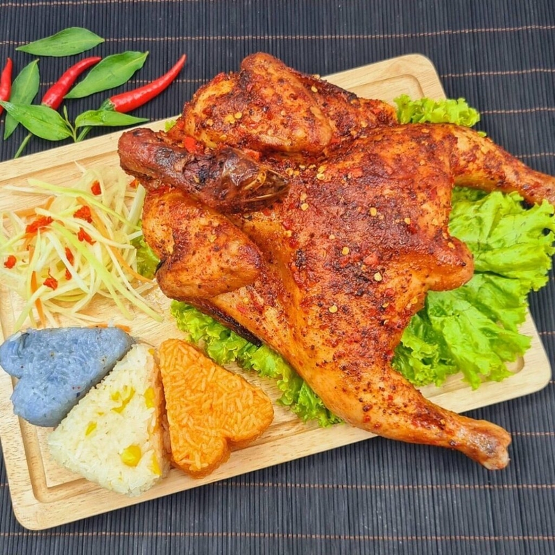 Gà nướng muối ớt